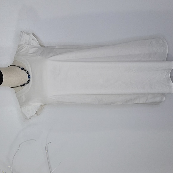 Cremieux White Shift Dress SZ 6 - Picture 1 of 12